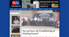 Desktop Screenshot of broadviewheating.com